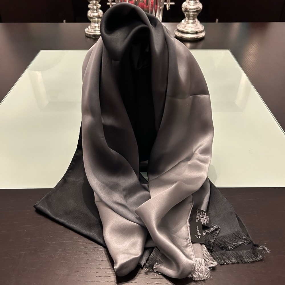 Women’s Scarf - Cejon, Black, Gray & Silver